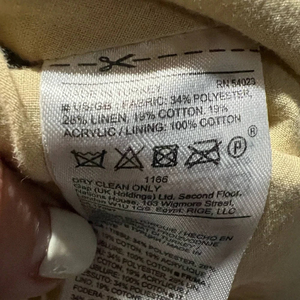 Banana Republic Elegant pep plum Green Sleeveless Top cotton linen blend 10 - Picture 11 of 11